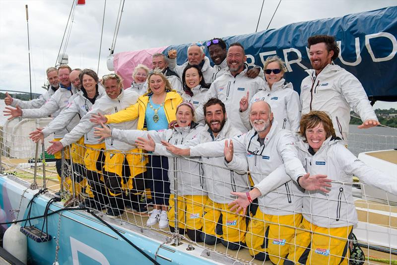 Race 14 LegenDerry Finale winning team GoToBermuda arrived in Derry~Londonderry last week photo copyright Clipper Race taken at  and featuring the Clipper 70 class