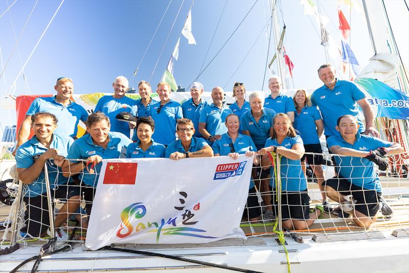 Mary with her team - Clipper Round the World Race - photo © Clipper Race