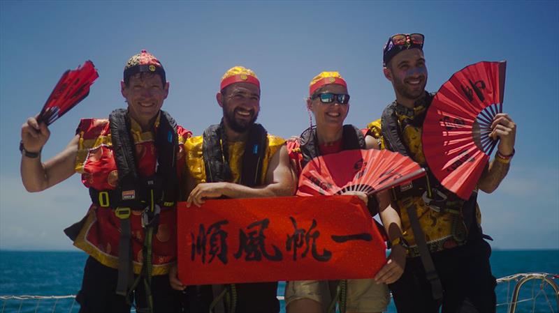 Crew celebrating Lunar New Year - Clipper Round the World Race - photo © Clipper Race