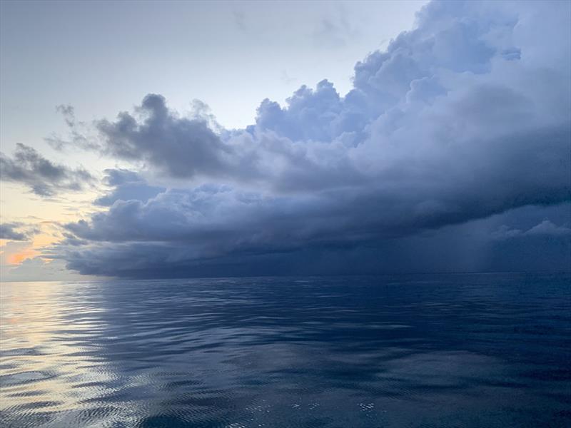 Squally conditions on the horizon - Clipper Round the World Race photo copyright Clipper Race taken at  and featuring the Clipper 70 class