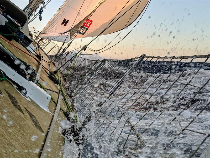 Life at an angle - Clipper Round the World Race - photo © Clipper Race