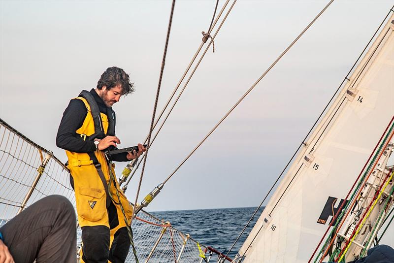 TIMEZERO software can be used in the nav station and on deck via a Dell Latitude Rugged tablet photo copyright Clipper Race taken at  and featuring the Clipper 70 class