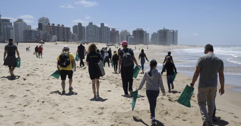 Clipper Race - Beach Clean in Punta del Este - photo © Clipper Race