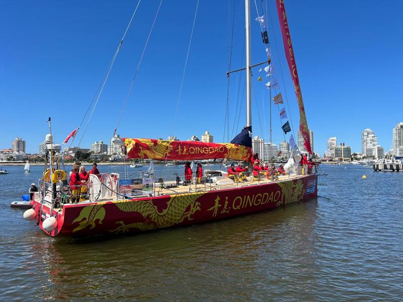 Race 2: Hundred Years Cup - Qingdao arrives in Punta del Este - photo © Clipper Race