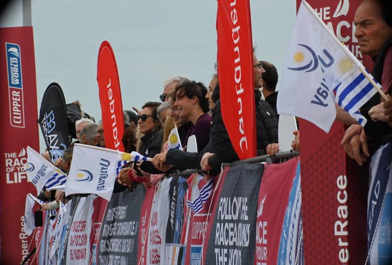 Crowds gather in Punta del Este - photo © Clipper Race