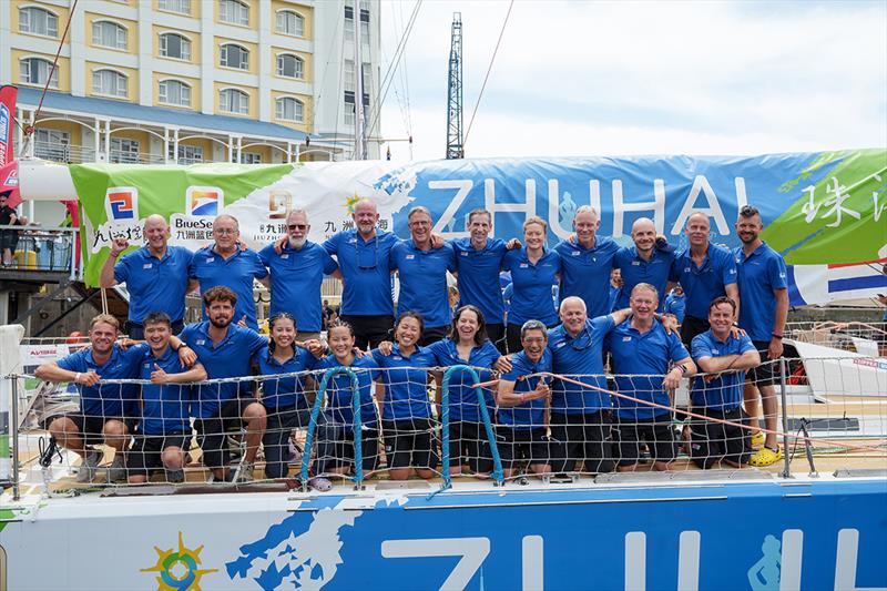 Zhuhai team - Race 4: Clipper Round The World Race photo copyright Kevin Sawyer taken at  and featuring the Clipper 70 class