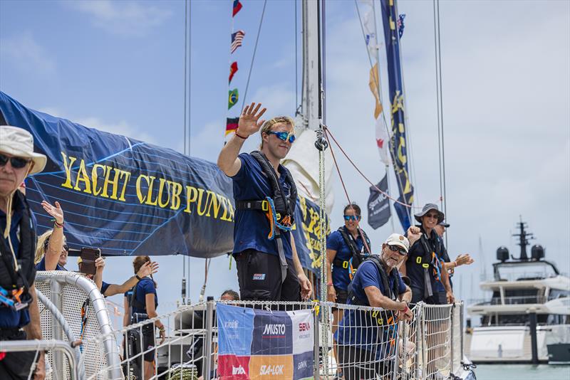 Yacht Club Punta del Este AQP Angus Whitehaead waves goodbye to supporters - photo © Brooke Miles Photography