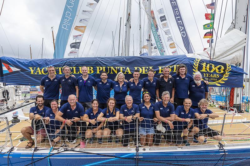 Yacht Club Punta del Este team in Airlie Beach - Clipper Round the World Race photo copyright Brooke Miles Photography taken at  and featuring the Clipper 70 class