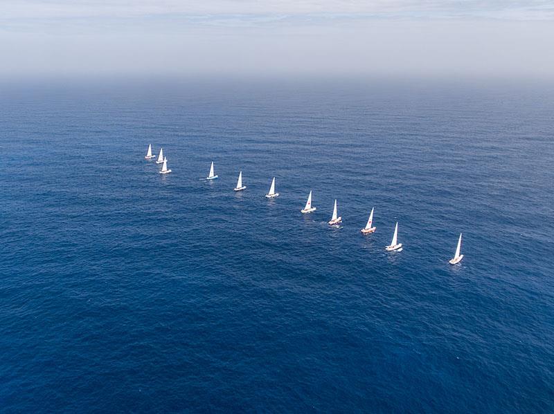 Le Mans Start for Race 7 photo copyright Jimmy Horel / 16 Degrees South / Clipper Race taken at  and featuring the Clipper 70 class