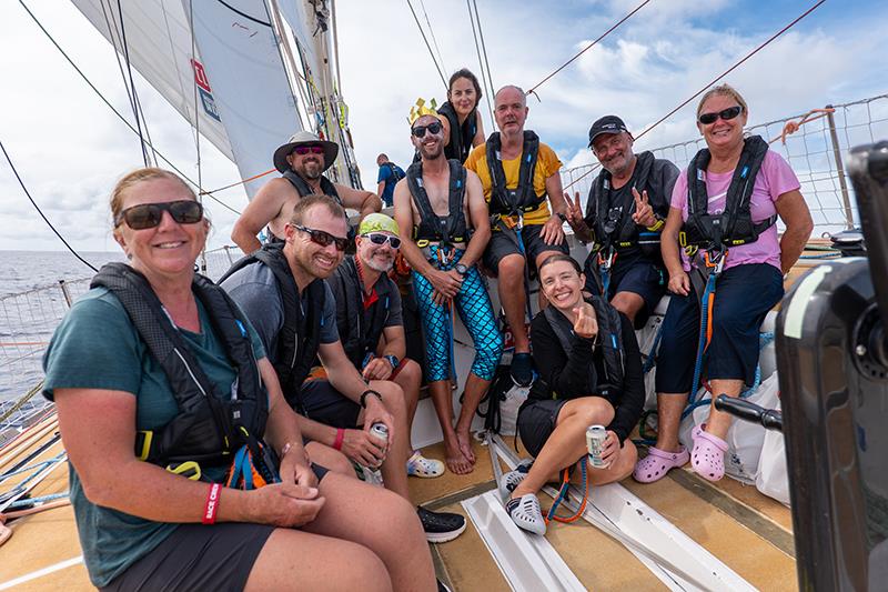 Ha Long Bay, Viet Nam newly initiated Shellbacks - Clipper Race 7: Endless Discovery in Ha Long Bay - photo © Jimmy Horel / 16 Degrees South / Clipper Race