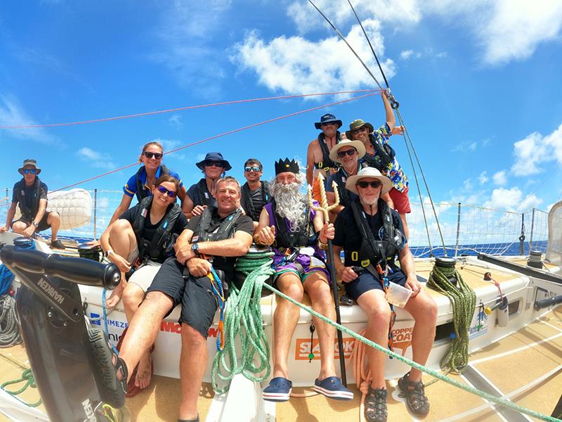 King Neptune and the new Shellbacks of Our Isles and Oceans - Clipper Race 7: Endless Discovery in Ha Long Bay - photo © Clipper Race