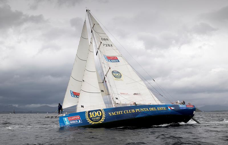 World Clipper Race Departure Day. A multinational crew of 200 plus non-professional sailors sets off from Oban for the very last race of their eleven-month Clipper Round the World Yacht Race circumnavigation - photo © Martin Shields