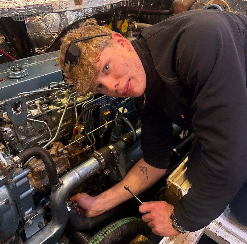 Getting to grips with all aspects of ocean crossings during training - photo © Clipper Ventures