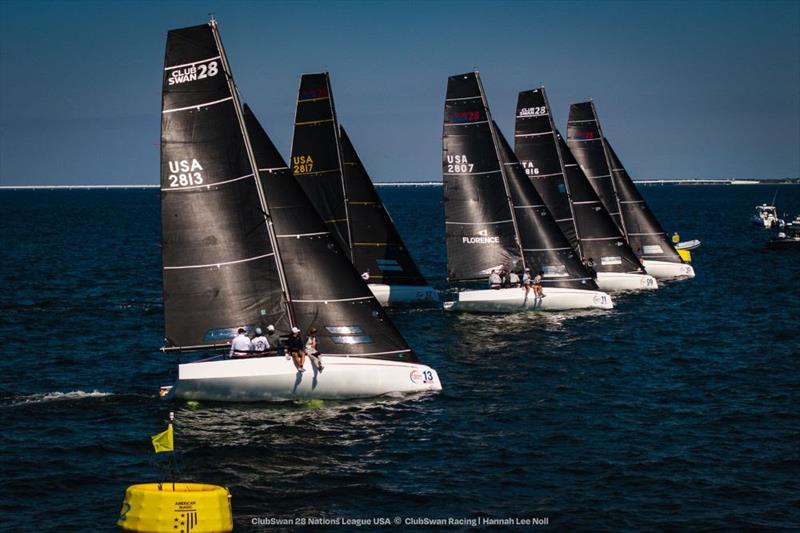 Inaugural ClubSwan 28 Nations League USA event - photo © Hannah Lee Noll for ClubSwan Racing