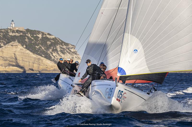 Swan Bonifacio Challenge photo copyright Studio Borlenghi taken at Yacht Club de Bonifacio and featuring the ClubSwan 28 class