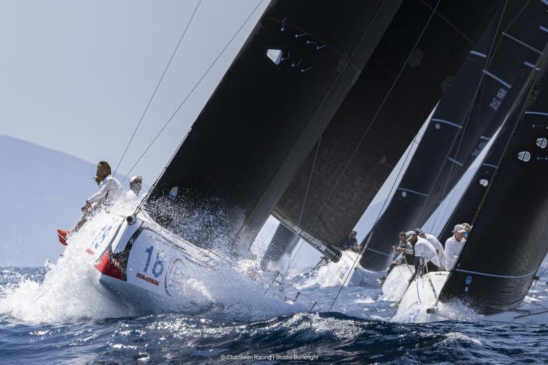 The ClubSwan 36 class at the windward mark - The Nations League - Swan One Design Worlds - photo © ClubSwan Racing / Studio Borlenghi