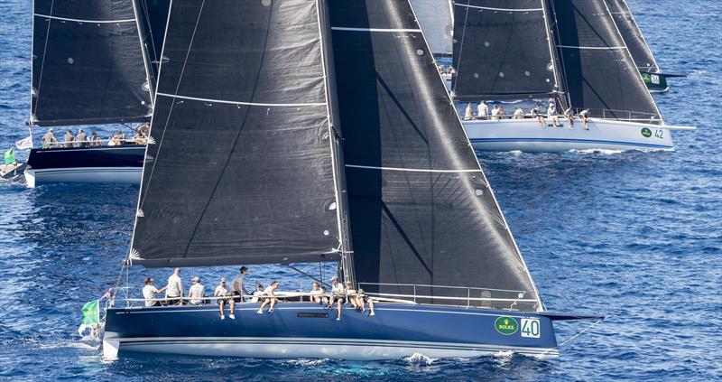 ClubSwan50 Fleet on day 1 of the Rolex Swan Cup 2018 photo copyright Rolex / Borlenghi taken at Yacht Club Costa Smeralda and featuring the ClubSwan 50 class