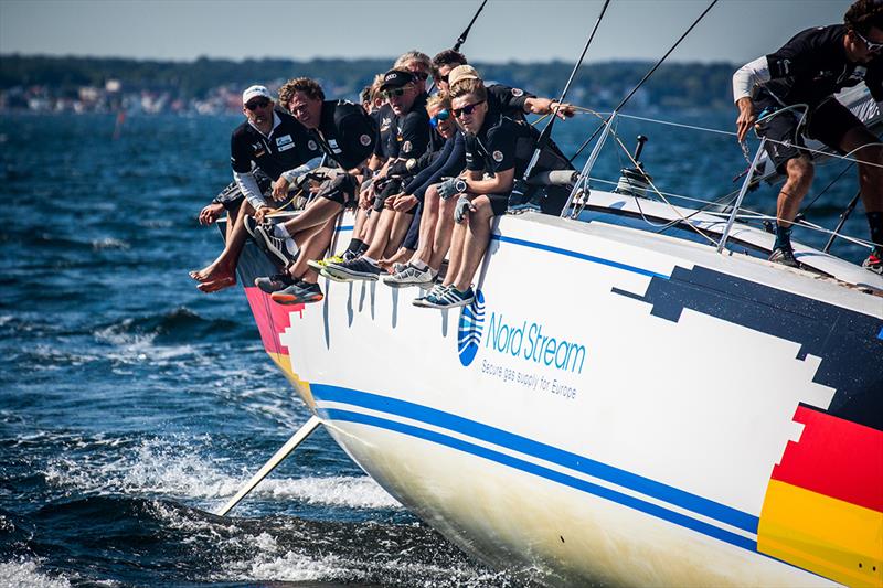 The Germans from Norddeutscher Regatta Verein win Leg 2 - 2018 Nord Stream Race Leg 2 photo copyright NSR / Anya Semeniouk taken at  and featuring the ClubSwan 50 class