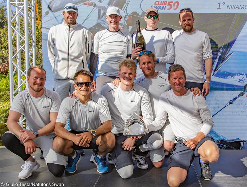 Prizegiving NIRAMO - The Nations Trophy Mediterranean League 2019 photo copyright Giulio Testa taken at Club Nautico Scarlino and featuring the ClubSwan 50 class