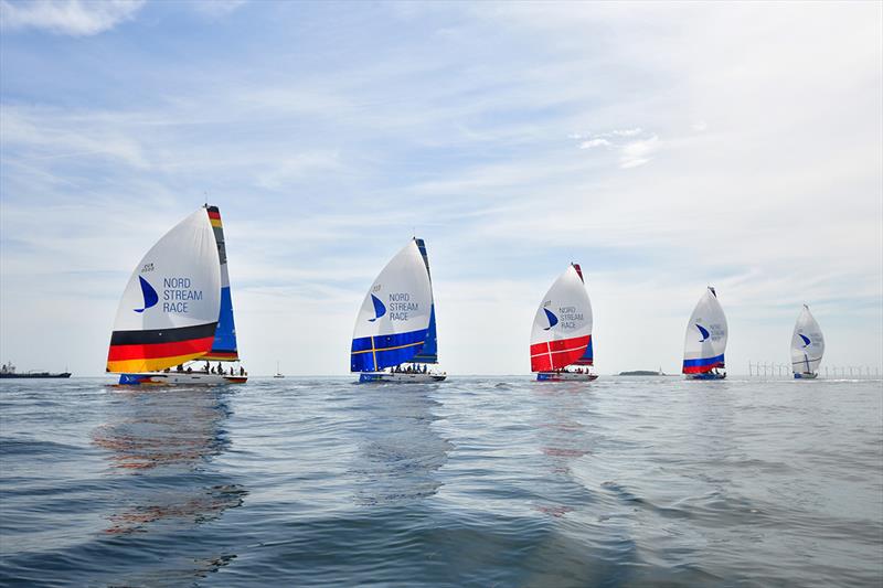 The fleet - 2019 Nord Stream Race photo copyright NSR / Andrey Sheremetev taken at  and featuring the ClubSwan 50 class