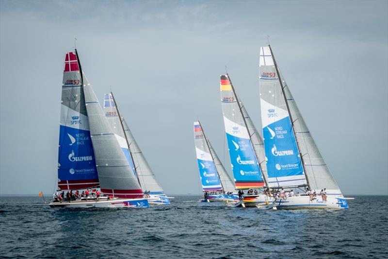 Nord Stream Race fleet photo copyright Nord Stream Race / Andrey Sheremetev taken at  and featuring the ClubSwan 50 class