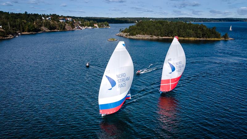 Team Russia from St. Petersburg Yacht Club takes over the lead in the overall inshore ranking - Nord Stream Race photo copyright Nord Stream Race / Marina Semenova taken at Kieler Yacht Club and featuring the ClubSwan 50 class