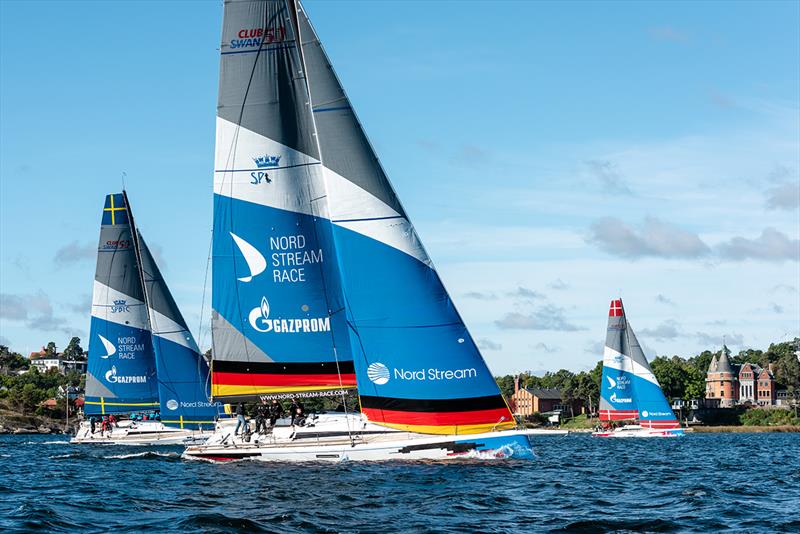 Great images during the inshore races - Nord Stream Race photo copyright Nord Stream Race / Marina Semenova taken at Kieler Yacht Club and featuring the ClubSwan 50 class