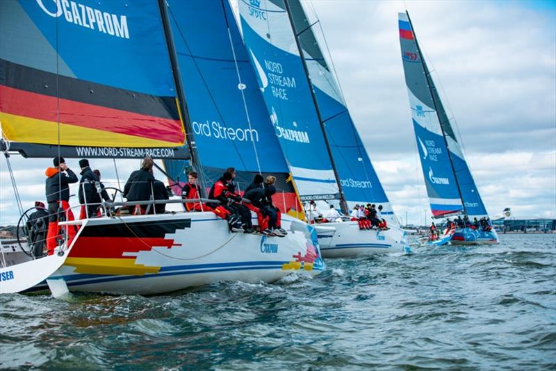 The fleet in Helsinki during the inshore races - Nord Stream Race 2021 photo copyright Nord Stream Race / Kristina Riaguzova taken at Helsingfors Segelklubb and featuring the ClubSwan 50 class