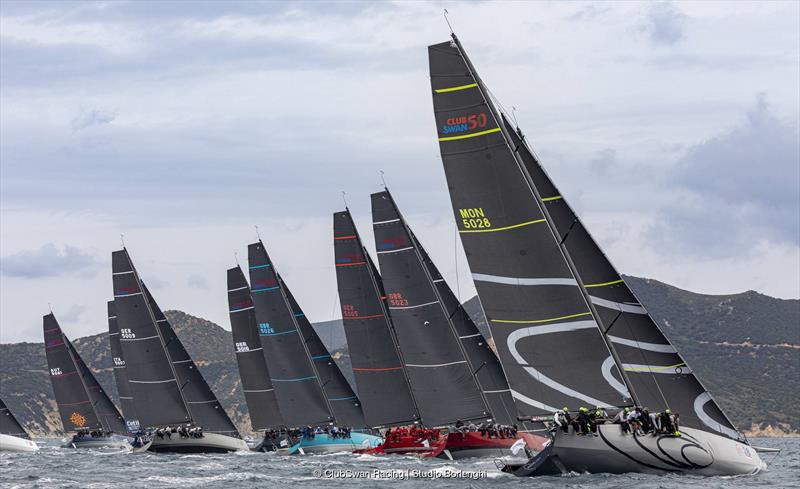 Start Swan Club 50 - Swan Sardinia Challenge - The Nations League 2023 - Villasimius, Sardinia - June 2023 - photo © Stefano Gattini