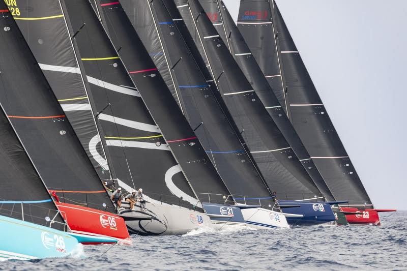 The ClubSwan 50 fleet on the starting line, The Nations Trophy - Swan One Design photo copyright ClubSwan / Studio Borlenghi taken at Yacht Club Costa Smeralda and featuring the ClubSwan 50 class