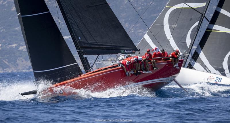 The ClubSwan 50 Earlybird leads the provisional ranking for the class - The Nations League - Swan One Design Worlds - photo © ClubSwan Racing / Studio Borlenghi