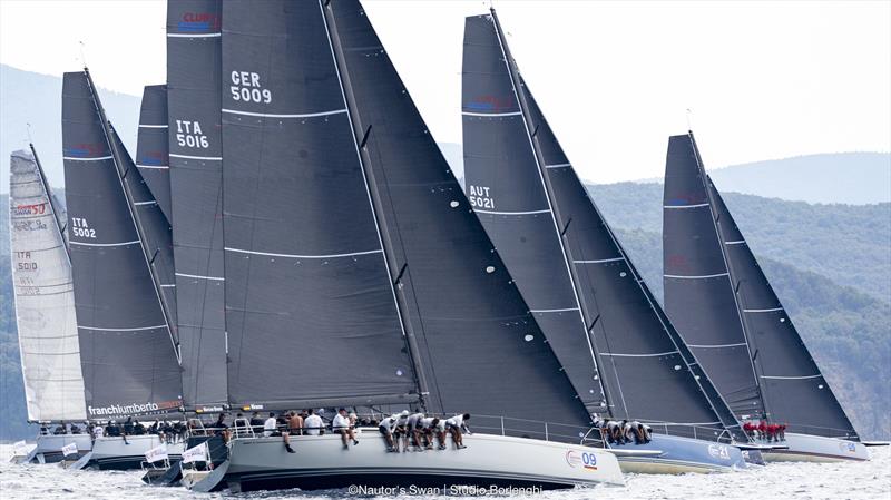 ClubSwan 50 fleet photo copyright Nautor's Swan / Studio Borlenghi taken at Yacht Club Isole di Toscana and featuring the ClubSwan 50 class