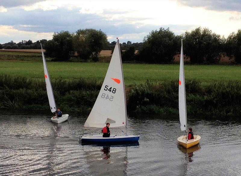 Comets at Severn photo copyright Keith Tunstill taken at Severn Sailing Club and featuring the Comet class