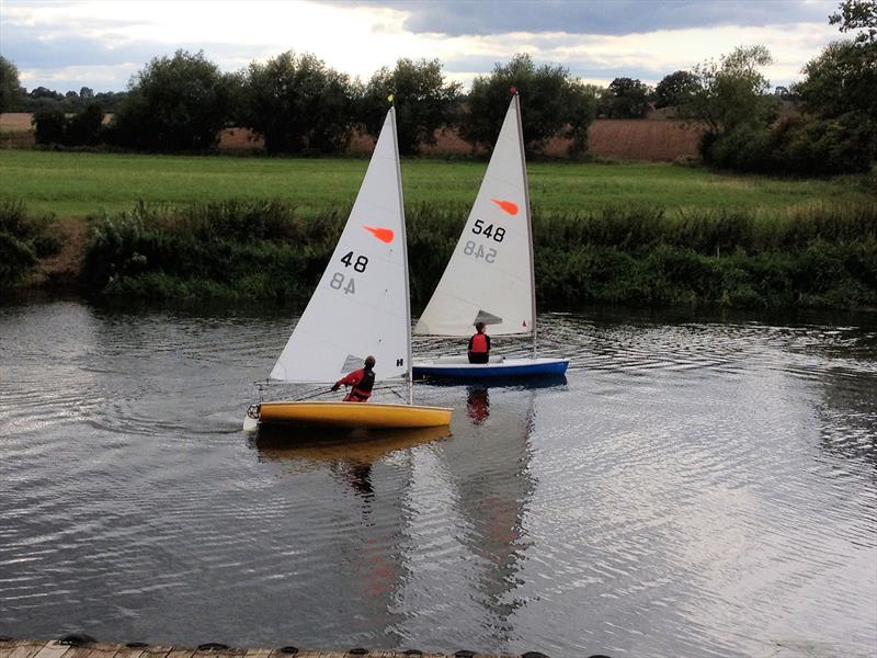 Comets at Severn photo copyright Keith Tunstill taken at Severn Sailing Club and featuring the Comet class