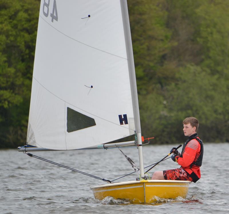 Chris Hatton, first junior at the Comet Championship photo copyright Comet class taken at Sutton Bingham Sailing Club and featuring the Comet class