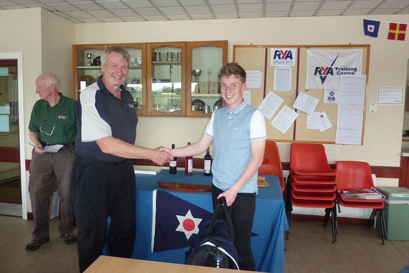 Chris Hatton wins the Winsford Flash Comet Open photo copyright Jonathan Latham & Craig Hamilton taken at Winsford Flash Sailing Club and featuring the Comet class