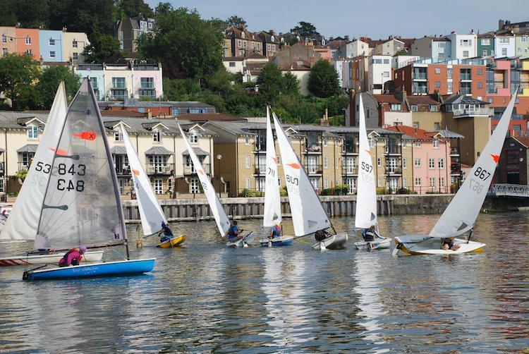 Comets at Baltic Wharf photo copyright Katharine Cashman taken at Baltic Wharf Sailing Club and featuring the Comet class