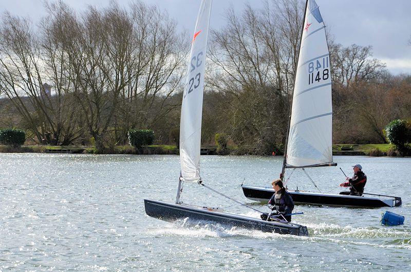 Step 3 - Supernova wonders when he will get the same gust photo copyright Val Newton taken at Welwyn Garden City Sailing Club and featuring the Comet class