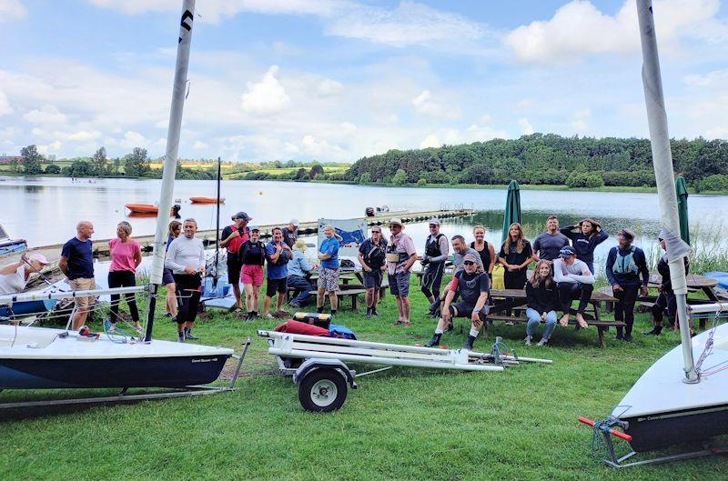 Comet open meeting at Cransley photo copyright Helen Britton taken at Cransley Sailing Club and featuring the Comet class