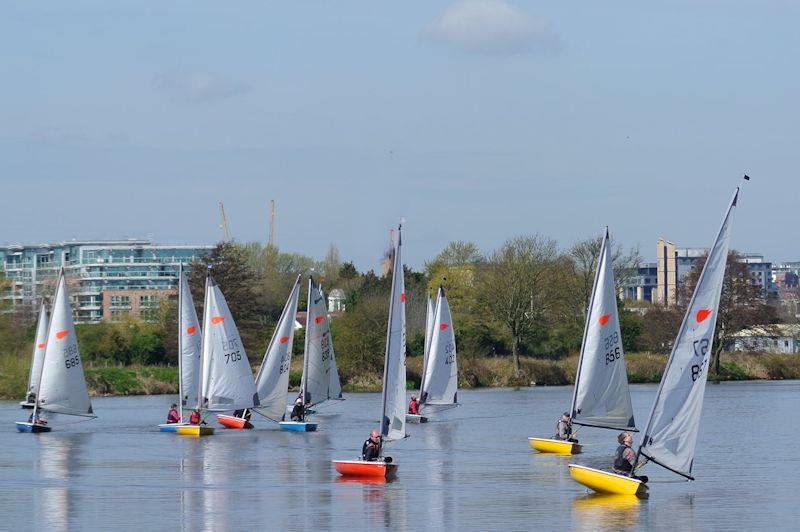 Comet open meeting at Nottingham photo copyright Peter Staples taken at Nottingham Sailing Club and featuring the Comet class