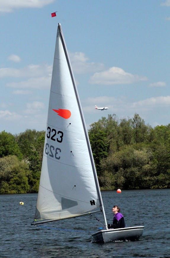 Annette Walter during the Silver Wing Comet Open photo copyright Phil Bergquist taken at Silver Wing Sailing Club and featuring the Comet class