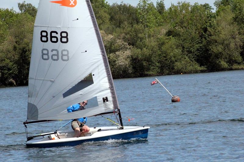 Helen Evans during the Silver Wing Comet Open photo copyright Phil Bergquist taken at Silver Wing Sailing Club and featuring the Comet class