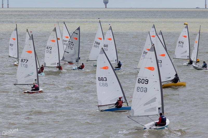 2025 Comet Nationals at Gunfleet - An impressive site to see photo copyright Colin Waddell taken at Gunfleet Sailing Club and featuring the Comet class