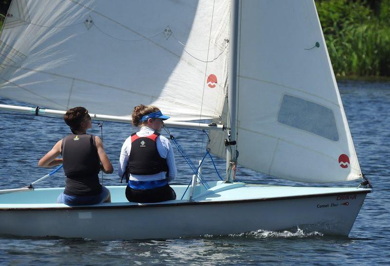 Comet Duo National Championships and World Series Event 2019 photo copyright Helen Britton taken at Cransley Sailing Club and featuring the Comet Duo class