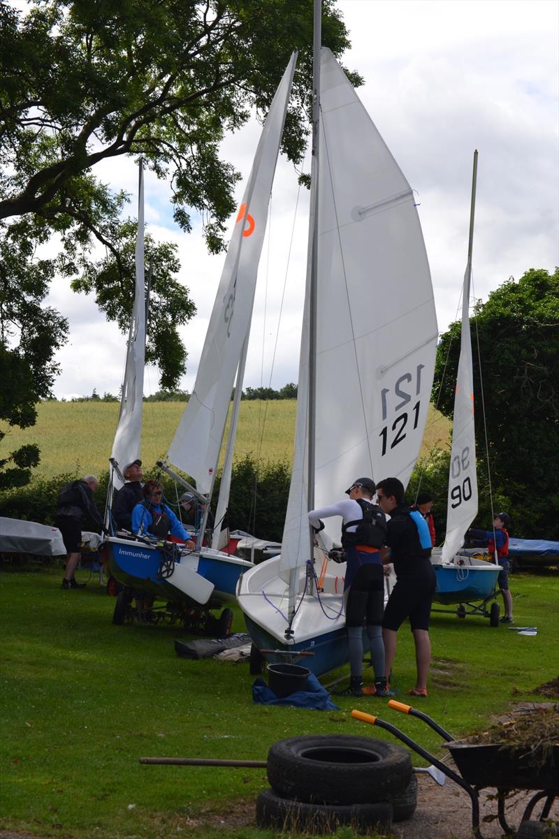 Comet Duo 2022 'Worlds' and Nationals at Cransley photo copyright Nigel Austin, Cave Ellson & Lu Stevenson taken at Cransley Sailing Club and featuring the Comet Duo class