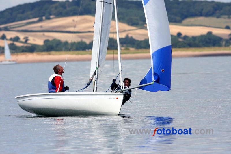 Day 2 of the Comet Trio nationals at Exe photo copyright Mike Rice / www.fotoboat.com taken at Exe Sailing Club and featuring the Comet Trio class