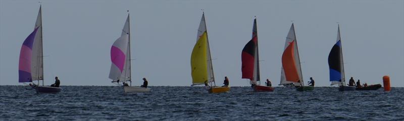 Noble Marine Comet Trio Nationals at Exe photo copyright Mike Acred taken at Exe Sailing Club and featuring the Comet Trio class