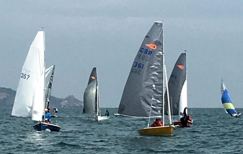 Comet Trio Nationals at Brixham photo copyright Sharon Padro taken at Brixham Yacht Club and featuring the Comet Trio class