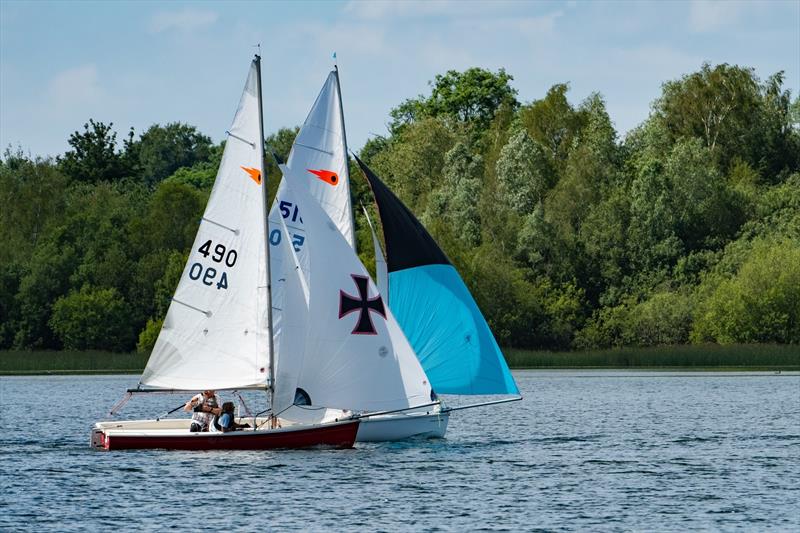 Comet Trios at Whitefriars photo copyright Dave Whittle taken at Whitefriars Sailing Club and featuring the Comet Trio class