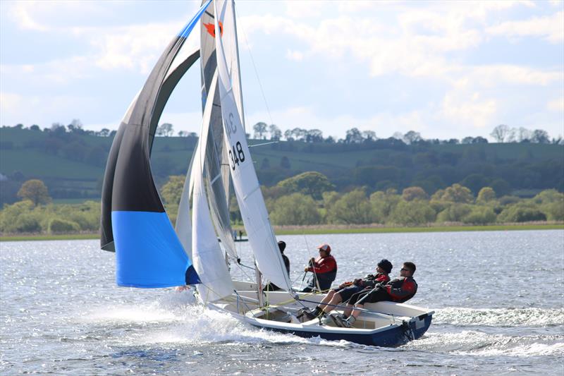 Noble Marine Comet Trio Inland Championship at Llangorse photo copyright Robert Dangerfield taken at Llangorse Sailing Club and featuring the Comet Trio class